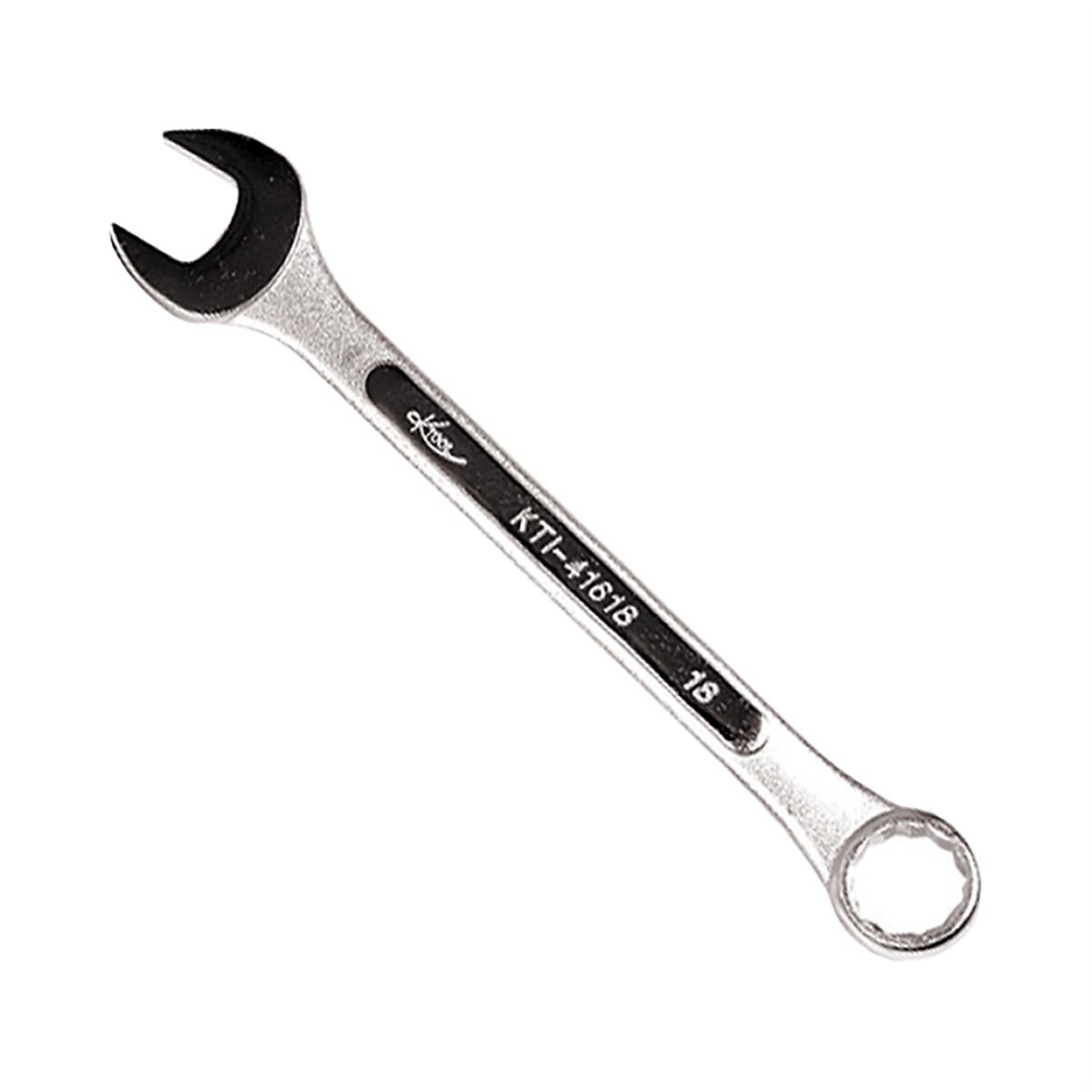 K-Tool International Combination Wrench — 18mm, 12-Point, 15-Degree Offset, Model# KTI41618